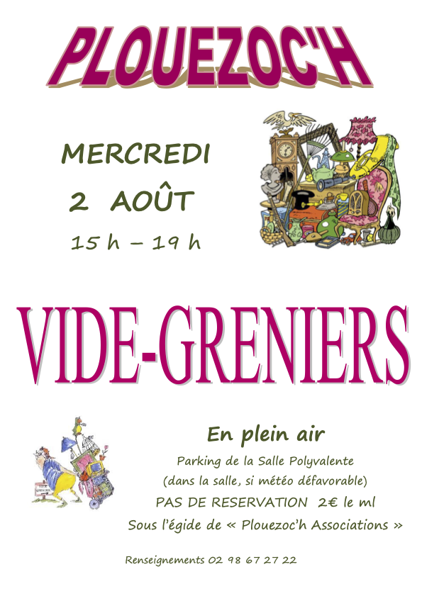 Affiche vide grenier 2023