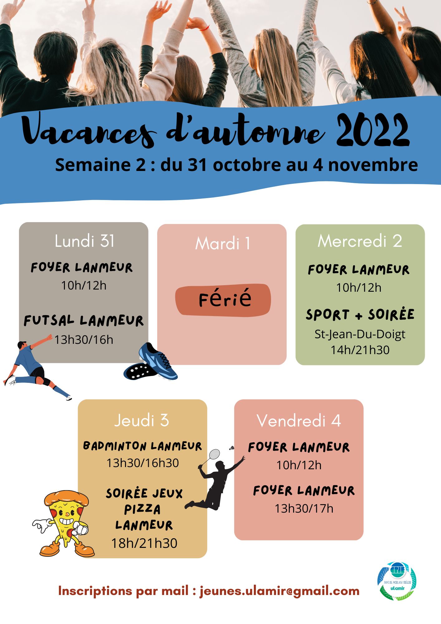 Programme jeunes automne 2022 semaine 2
